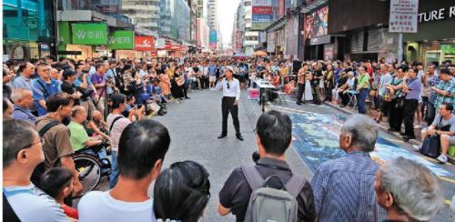 香港旺角行人專用區將正式取消